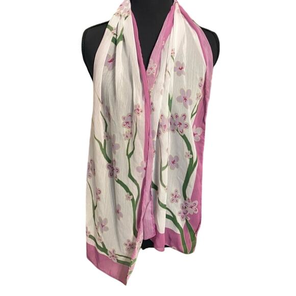 Washington DC Cherry Blossom Festival scarf Gallery collection NWT - Picture 1 of 7